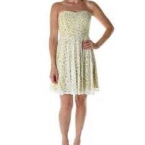 COPY - SALE lime green white lace GUESS dress size 8